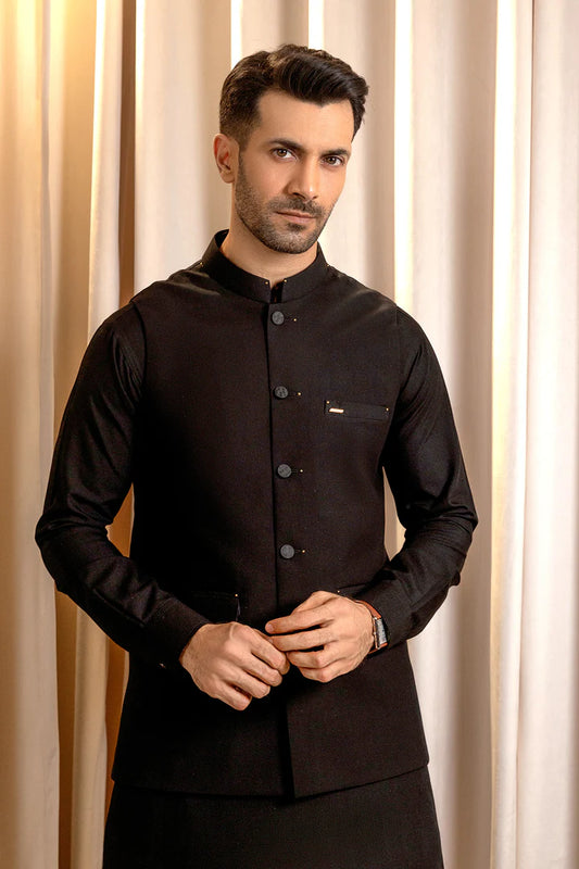 MEN’S BLACK SHALWAR KAMEEZ